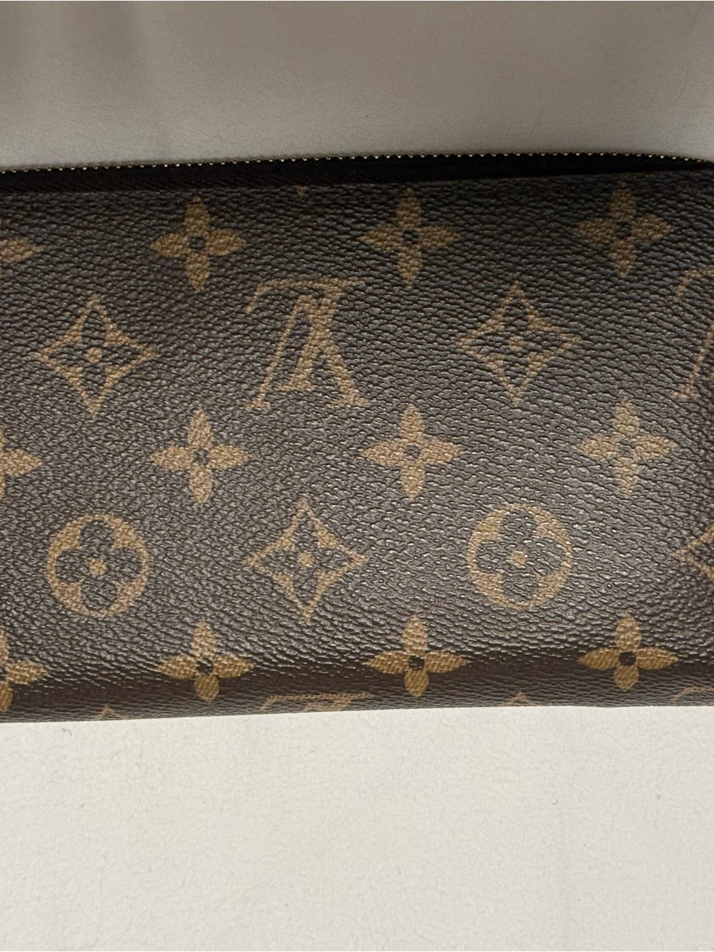 Louis Vuitton Monogram Canvas Zip Pouch - Brown and Tan